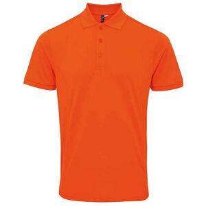 (4XL, Orange) Premier Mens Coolchecker Plus Piqu Polo Shirt (4XL, Orange) Premier Mens Coolchecker Plus Piqu Polo Shirt