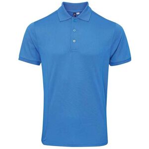 (4XL, Sapphire Blue) Premier Mens Coolchecker Plus Piqu Polo Shirt (4XL, Sapphire Blue) Premier Mens Coolchecker Plus Piqu Polo Shirt