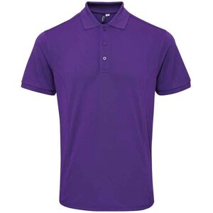 (XXL, Purple) Premier Mens Coolchecker Plus Piqu Polo Shirt (XXL, Purple) Premier Mens Coolchecker Plus Piqu Polo Shirt
