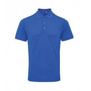 (L, Royal) Premier Mens Coolchecker Plus Piqu Polo Shirt (L, Royal) Premier Mens Coolchecker Plus Piqu Polo Shirt