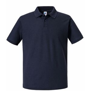 (M, French Navy) Russell Mens Authentic Eco Polo Shirt (M, French Navy) Russell Mens Authentic Eco Polo Shirt