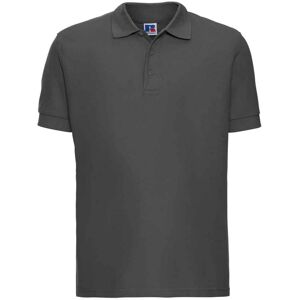(XL, Titanium) Russell Mens Ultimate Cotton Pique Polo Shirt (XL, Titanium) Russell Mens Ultimate Cotton Pique Polo Shirt