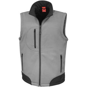 (XXL, Workguard Grey/Black) Result Mens Soft Shell Bodywarmer (XXL, Workguard Grey/Black) Result Mens Soft Shell Bodywarmer