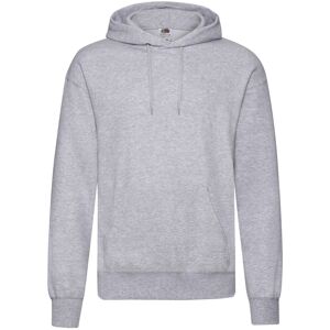 (M, Heather Grey) Fruit of the Loom Mens Classic Heather Hoodie (M, Heather Grey) Fruit of the Loom Mens Classic Heather Hoodie