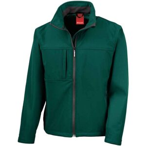 (XXL, Bottle Green) Result Mens Classic Soft Shell Jacket (XXL, Bottle Green) Result Mens Classic Soft Shell Jacket
