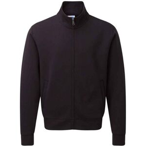 (S, Black) Russell Mens Authentic Sweat Jacket (S, Black) Russell Mens Authentic Sweat Jacket