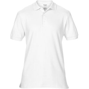 (S, White) Gildan Mens Hammer Plain Pique Polo Shirt (S, White) Gildan Mens Hammer Plain Pique Polo Shirt