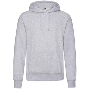 (M, Heather Grey) Fruit of the Loom Mens Classic Heather Hooded Sweatshirt (M, Heather Grey) Fruit of the Loom Mens Classic Heather Hooded Sweatshirt