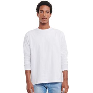 (XXL, White) Russell Mens Plain Classic Long-Sleeved T-Shirt (XXL, White) Russell Mens Plain Classic Long-Sleeved T-Shirt