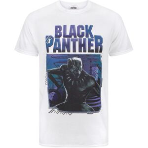 (XL, White) Marvel Black Panther Mens T-Shirt (XL, White) Marvel Black Panther Mens T-Shirt