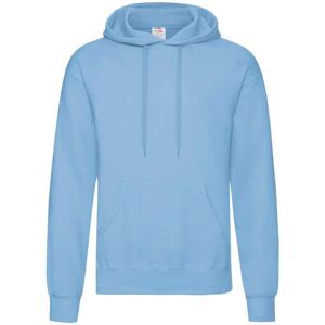 (L, Sky Blue) Fruit of the Loom Adults Unisex Classic Hooded Sweatshirt (L, Sky Blue) Fruit of the Loom Adults Unisex Classic Hooded Sweatshirt