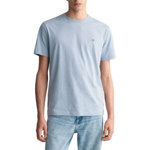 (Blue, XL) Gant Mens T Shirts Shield Cotton Summer Casual Tee (Blue, XL) Gant Mens T Shirts Shield Cotton Summer Casual Tee