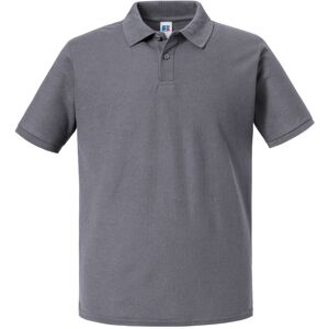 (L, Convoy Grey) Russell Mens Authentic Pique Polo Shirt (L, Convoy Grey) Russell Mens Authentic Pique Polo Shirt