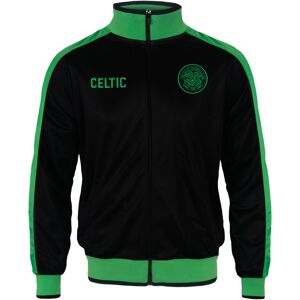 (Black/Green, XXL) Celtic FC Mens Jacket Track Top Retro OFFICIAL Football Gift (Black/Green, XXL) Celtic FC Mens Jacket Track Top Retro OFFICIAL Football Gift