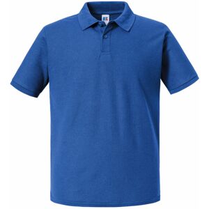 (XXL, Bright Royal) Russell Mens Authentic Pique Polo Shirt (XXL, Bright Royal) Russell Mens Authentic Pique Polo Shirt