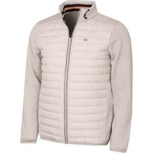 (XL, Parchment) Calvin Klein Mens CK Hybrid Insulate Lightweight Golf Jacket (XL, Parchment) Calvin Klein Mens CK Hybrid Insulate Lightweight Golf Jacket
