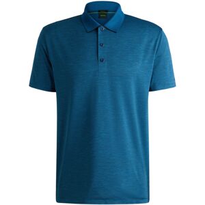 (L, Open Blue) Hugo Boss Mens Paddytech Lightweight Stretch Quick Drying Golf Po (L, Open Blue) Hugo Boss Mens Paddytech Lightweight Stretch Quick Drying Golf Po