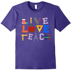 Gildan (XXL) Live Love Teach Cool Kindergarten Teacher T-Shirt-Father's Day Gildan (XXL) Live Love Teach Cool Kindergarten Teacher T-Shirt-Father's Day