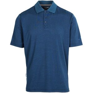 (S, Dark Peacock Marl) Trespass Mens Gedding Polo Shirt (S, Dark Peacock Marl) Trespass Mens Gedding Polo Shirt