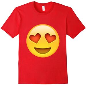 Gildan (XXL) Heart Eyes T-Shirt Emoji Love Smiley Hearts Happy-Father's Day Gildan (XXL) Heart Eyes T-Shirt Emoji Love Smiley Hearts Happy-Father's Day