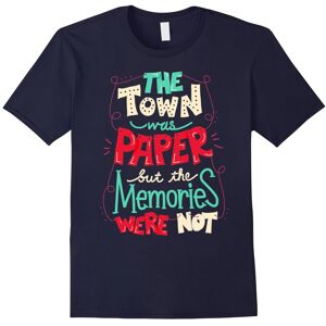 Gildan (L) The Town was paper but the memories were not T-Shirt-Father's Day Gildan (L) The Town was paper but the memories were not T-Shirt-Father's Day