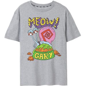 (XX-Large) SpongeBob SquarePants Short Sleeved T-Shirt (Mens Grey) (XX-Large) SpongeBob SquarePants Short Sleeved T-Shirt (Mens Grey)