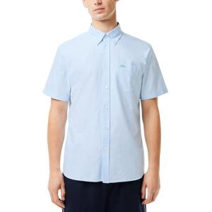 (Pastel Blue, S) LACOSTE CH8522 Mens Shirts Short Sleeve Casual Tops (Pastel Blue, S) LACOSTE CH8522 Mens Shirts Short Sleeve Casual Tops