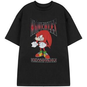 (Medium) Sonic the Hedgehog Short Sleeved T-Shirt (Mens Black) (Medium) Sonic the Hedgehog Short Sleeved T-Shirt (Mens Black)