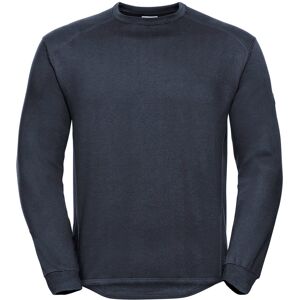 (XS, French Navy) Russell Mens Spotshield Heavy Duty Crew Neck Sweatshirt (XS, French Navy) Russell Mens Spotshield Heavy Duty Crew Neck Sweatshirt