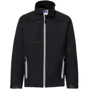 (2XL, Black) Russell Mens Bionic Softshell Jacket (2XL, Black) Russell Mens Bionic Softshell Jacket