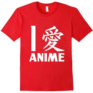 Gildan (L) I Love Anime In Japanese T-shirt, Anime shirt-Father's Day Gildan (L) I Love Anime In Japanese T-shirt, Anime shirt-Father's Day