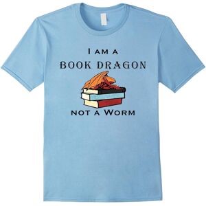 Gildan (XXL) I Am A Book Dragon Not A Worm T-shirt Funny Book Lover-Father's Day Gildan (XXL) I Am A Book Dragon Not A Worm T-shirt Funny Book Lover-Father's Day