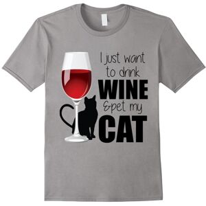 Gildan (XL) Drink Wine & Pet My Cat T Shirt, Cat Lover Shirt, Funny Wine-Father's Day Gildan (XL) Drink Wine & Pet My Cat T Shirt, Cat Lover Shirt, Funny Wine-Father's Day
