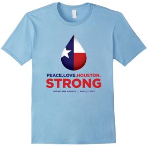 Gildan (XL) Peace Love Houston Strong – Texas Hurricane memorial t-shirt-Father's Day Gildan (XL) Peace Love Houston Strong – Texas Hurricane memorial t-shirt-Father's Day