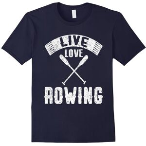 Gildan (M) Live Love Rowing Boating Crew Distressed T-Shirt-Father's Day Gildan (M) Live Love Rowing Boating Crew Distressed T-Shirt-Father's Day