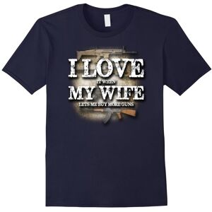 Gildan (XL) Men's PREMIUM I LOVE it when MY WIFE lets me buy more guns! tShirt-Father's Gildan (XL) Men's PREMIUM I LOVE it when MY WIFE lets me buy more guns! tShirt-Father's