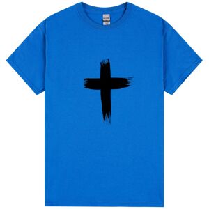 Gildan (3XL) Faith Jesus Cross Christian Religion Mens T-Shirt Tee Tops Royal Blue Gildan (3XL) Faith Jesus Cross Christian Religion Mens T-Shirt Tee Tops Royal Blue