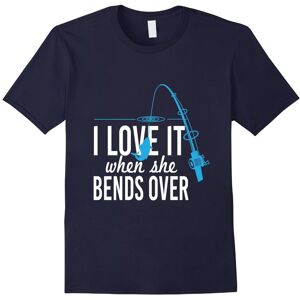 Gildan (M) I Love It when She Bends Over Fishing T-Shirt Fishing Pole-Father's Day Gildan (M) I Love It when She Bends Over Fishing T-Shirt Fishing Pole-Father's Day