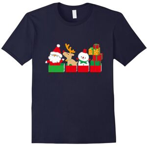 Gildan (XXL) Cute Santa Father's Dayaus Reindeer Snowman Gifts Train T-Shirt Print-Fath Gildan (XXL) Cute Santa Father's Dayaus Reindeer Snowman Gifts Train T-Shirt Print-Fath