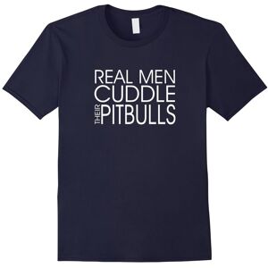 Gildan (XL) Men's Real man cuddle their pitbulls best dog lovers funny t-shirt-Father's Gildan (XL) Men's Real man cuddle their pitbulls best dog lovers funny t-shirt-Father's