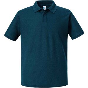 (L, Petrol Blue) Russell Mens Authentic Pique Polo Shirt (L, Petrol Blue) Russell Mens Authentic Pique Polo Shirt