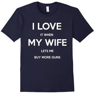Gildan (L) I Love It When My Wife Lets Me Buy More Guns Funny T Shirt-Father's Day Gildan (L) I Love It When My Wife Lets Me Buy More Guns Funny T Shirt-Father's Day