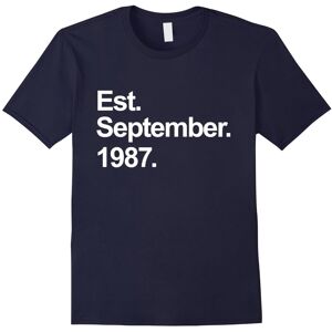 Gildan (XXXL) Est September 1987 Shirt Awesome 30th Birthday Gifts TShirt-Father's Day Gildan (XXXL) Est September 1987 Shirt Awesome 30th Birthday Gifts TShirt-Father's Day