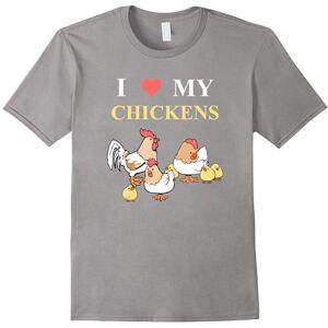 Gildan (M) I Love My Chickens T-shirt – pet chicken farmer tshirt tee-Father's Day Gildan (M) I Love My Chickens T-shirt – pet chicken farmer tshirt tee-Father's Day