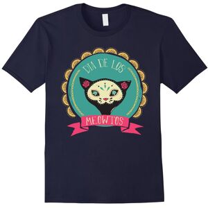 Gildan (M) Dia De Los Meowtos Cat Lovers Sugar Skull Halloween T-Shirt-Father's Day Gildan (M) Dia De Los Meowtos Cat Lovers Sugar Skull Halloween T-Shirt-Father's Day
