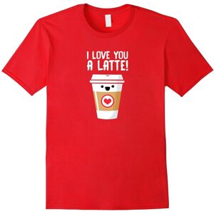 Gildan (S) I Love You a Latte T-shirt Funny Coffee Shirt Valentine-Father's Day Gildan (S) I Love You a Latte T-shirt Funny Coffee Shirt Valentine-Father's Day