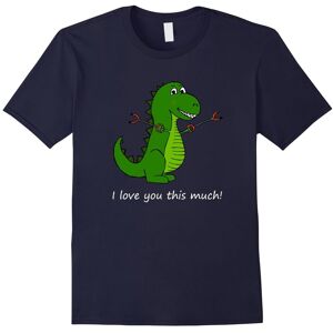 Gildan (XL) T-Rex I love you this much! Valentine's Day Dinosaur Shirt-Father's Day Gildan (XL) T-Rex I love you this much! Valentine's Day Dinosaur Shirt-Father's Day