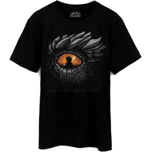 (S) Game Of Thrones House Of The Dragon Eye T-Shirt Mens Adults Black Top (S) Game Of Thrones House Of The Dragon Eye T-Shirt Mens Adults Black Top
