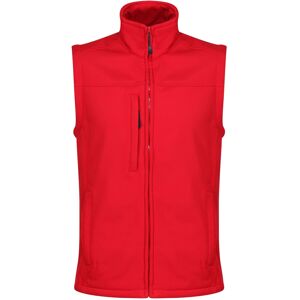 (XXL, Classic Red/Seal Grey) Regatta Mens Flux Softshell Body Warmer (XXL, Classic Red/Seal Grey) Regatta Mens Flux Softshell Body Warmer