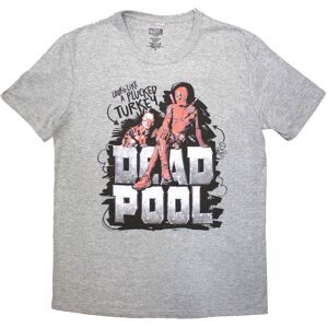 Marvel Deadpool Plucked Turkey Logo T-Shirt - T-Shirt Marvel Deadpool Plucked Turkey Logo T-Shirt - T-Shirt